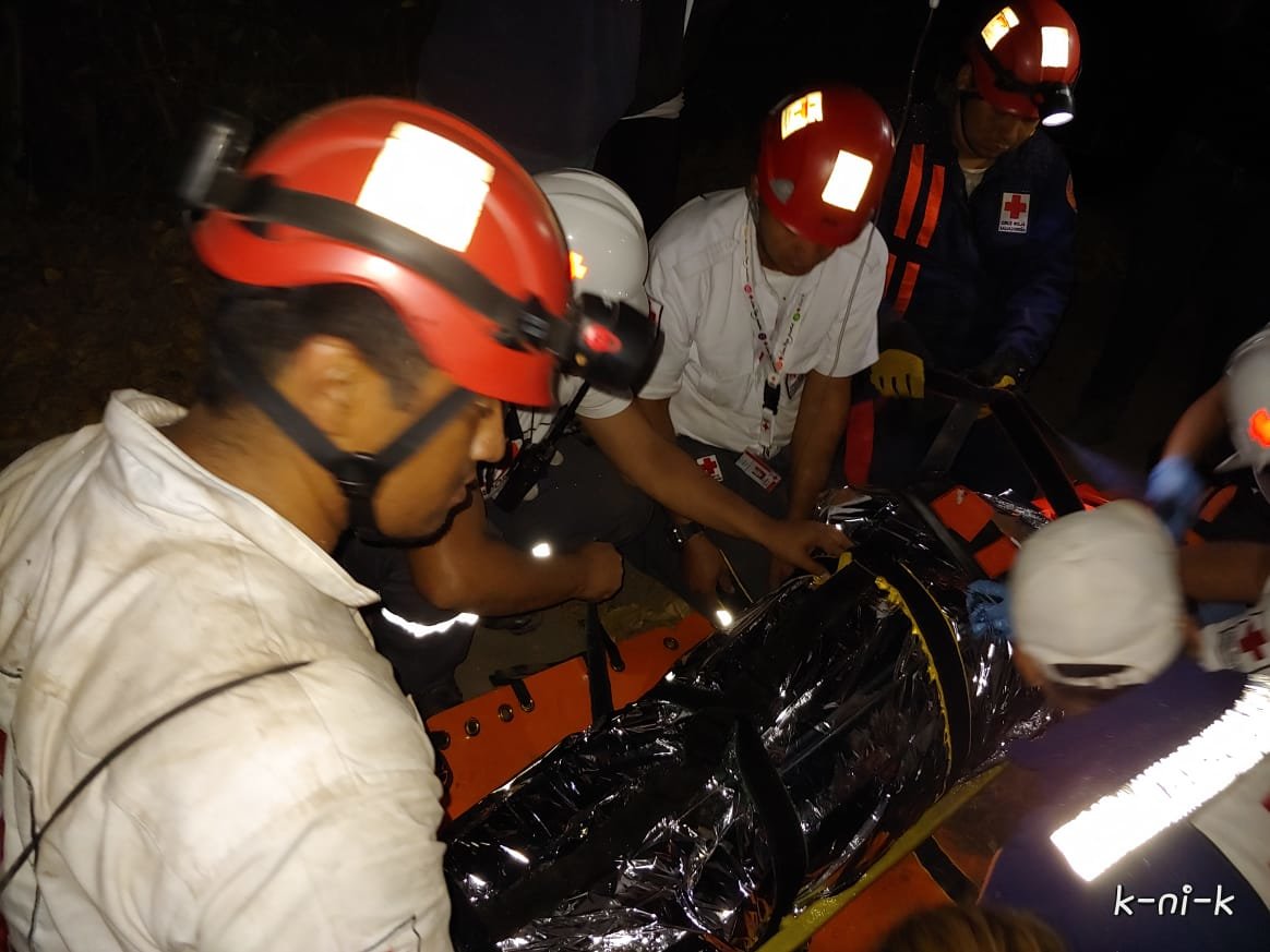Rescate hombre turista