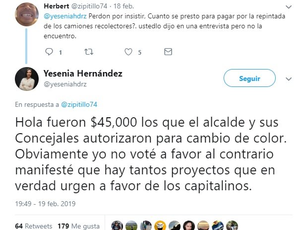 yessenia hernández basura