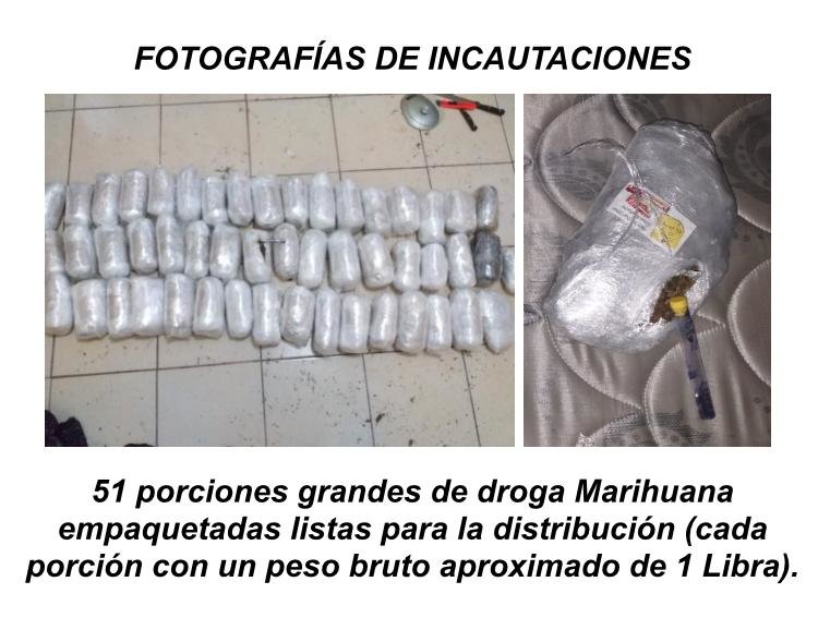 Droga en San Miguel