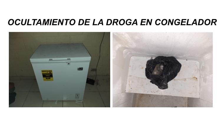 Droga en congelador