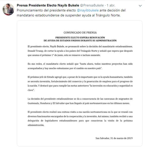 bukele prensa