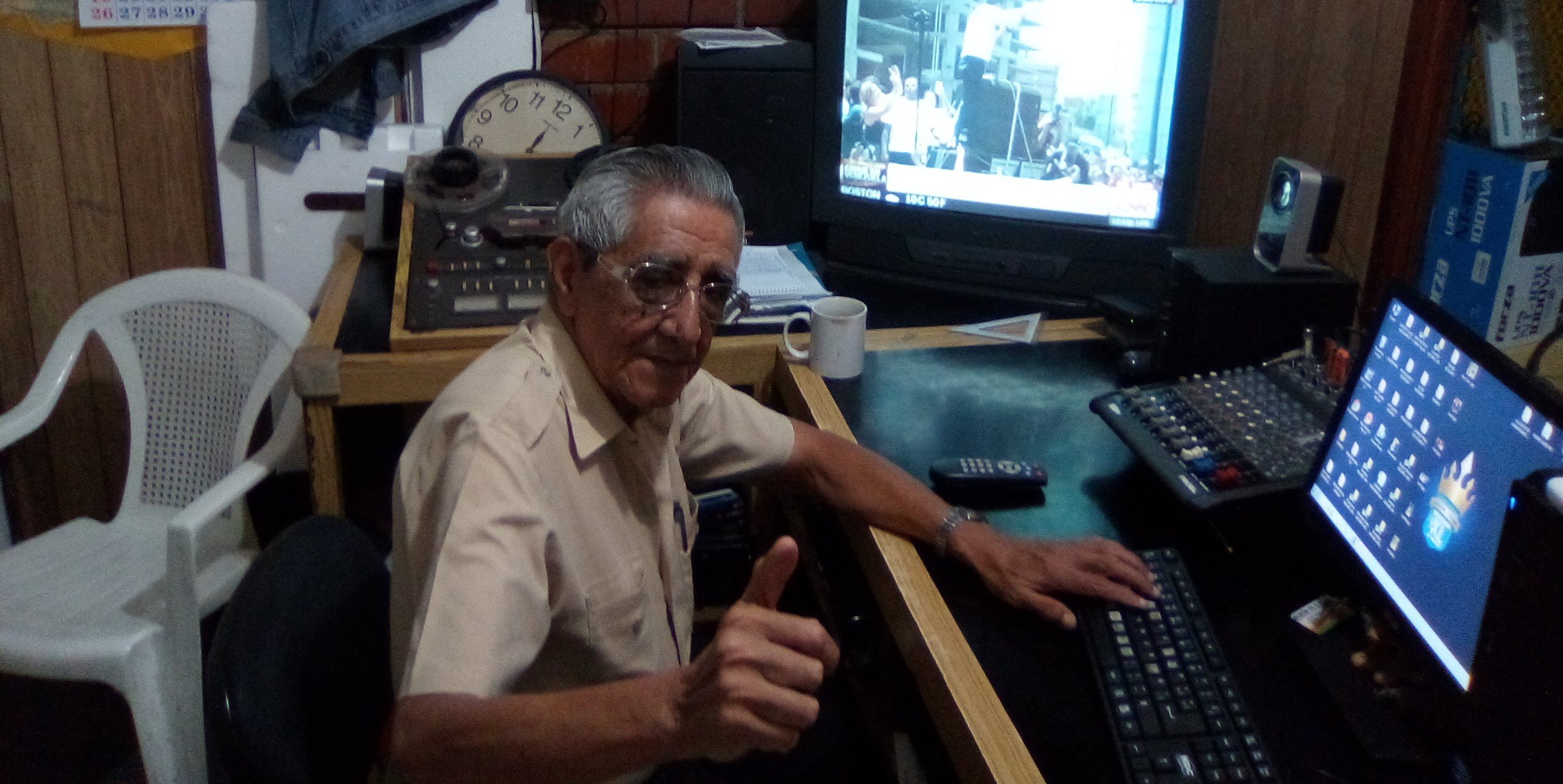 mapache en la cabina 1