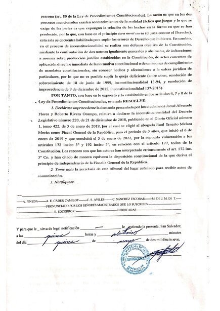 Demana contra Fiscal 6