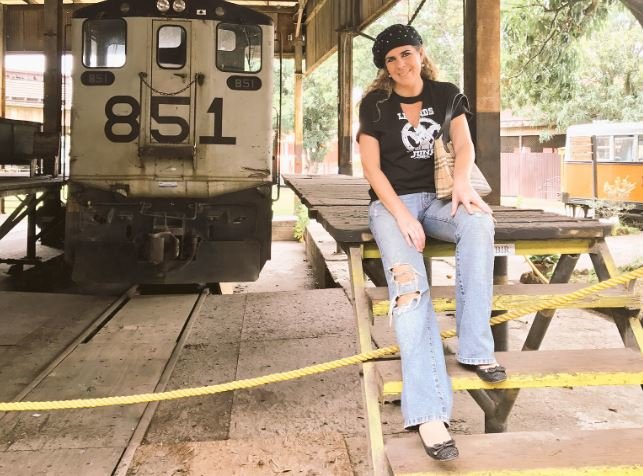 Imagen de aria Olimpia Escobar de 45 años de edad, quien falleció este día en un hospital privado después de haber sido apuñalada en Santa Elena.