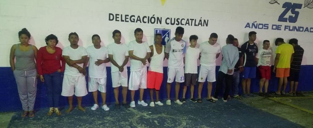 Detenciones en Cuscatlán