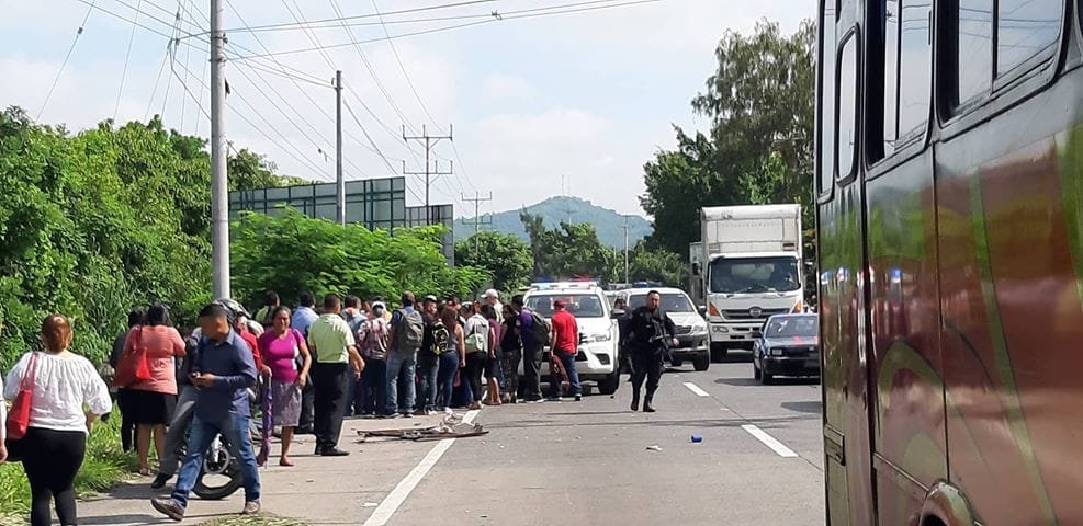 Accidente en Desvío a San Juan Opico