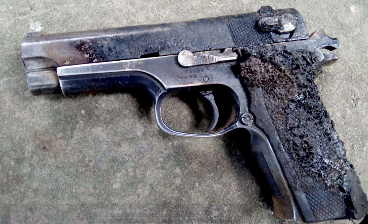 Incendio en vivienda de mujer policía 2