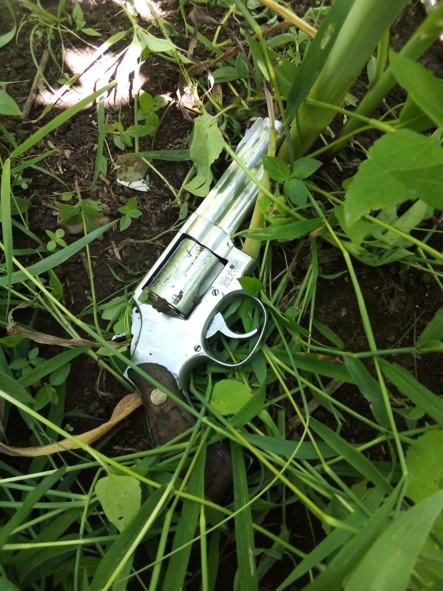 Revolver de pandillero en Ahuchapán