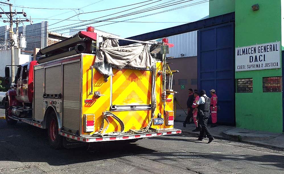 Incendio en Corte Suprema