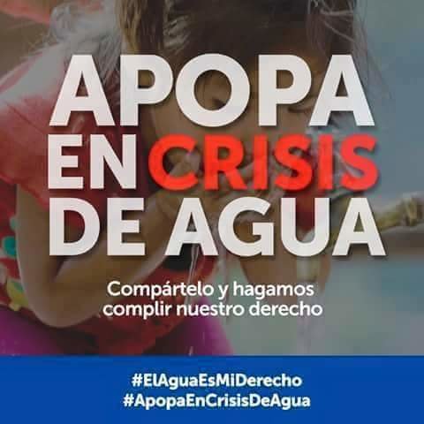Crisis de agua en Apopa