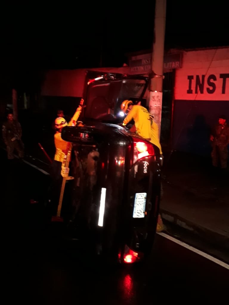 Accidente en la Juan Pablo II