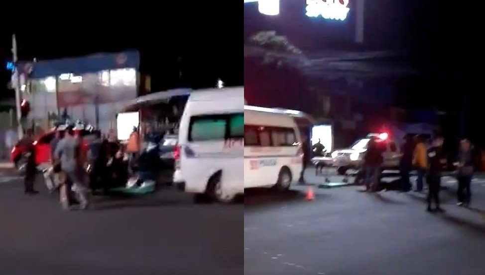 Policias lesionados en la Escalón