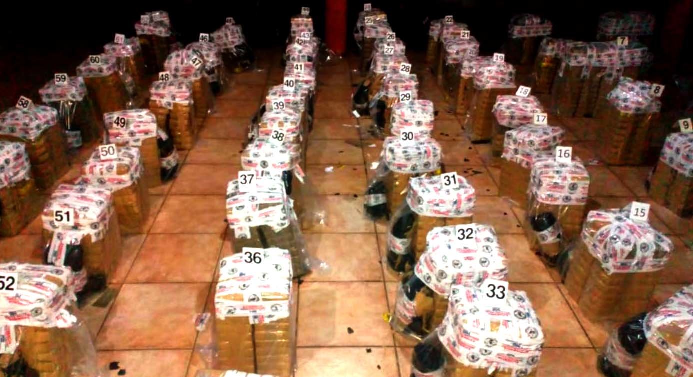 Colombianos condenados por transportar $40 mlls en cocaína