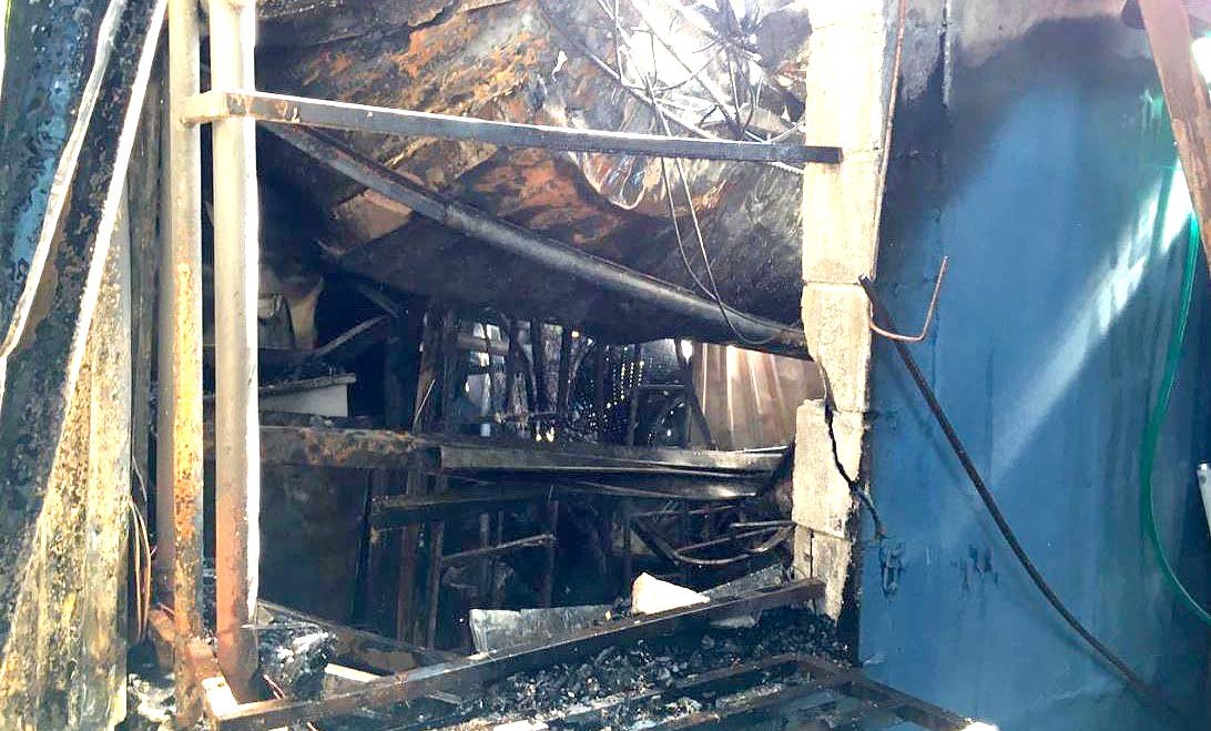 Incendio en iglesia de Soyapango