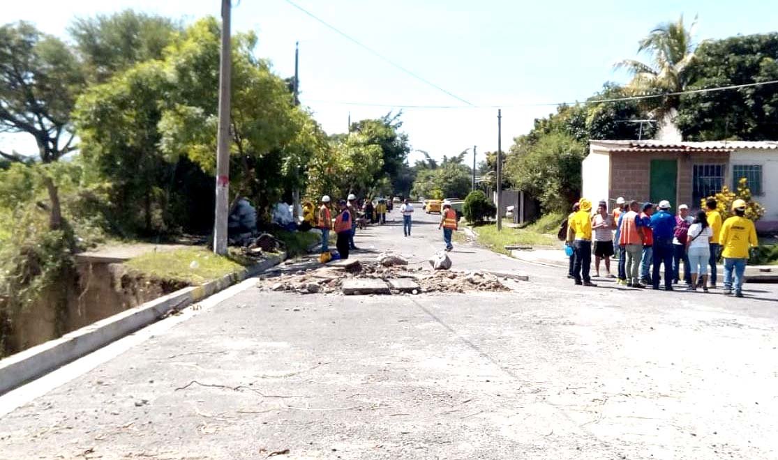 Cárcava en colonia Santa Lucía 3