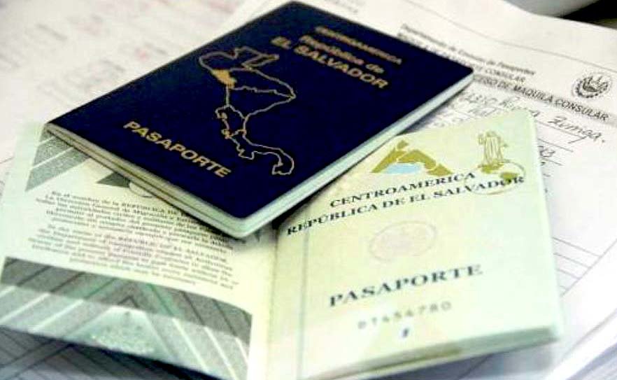 pasaporte gob sv