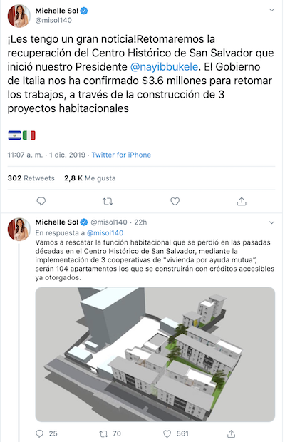 TWEET RTESCATE CENTRO SS- MICHELLE SOL