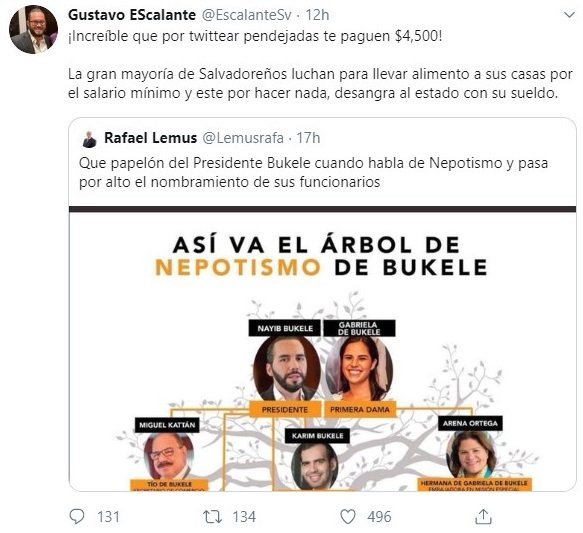 Gustavo Escalante Twitter