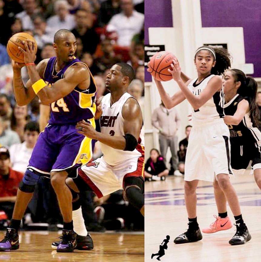 Kobe Bryant y su hija Gianna