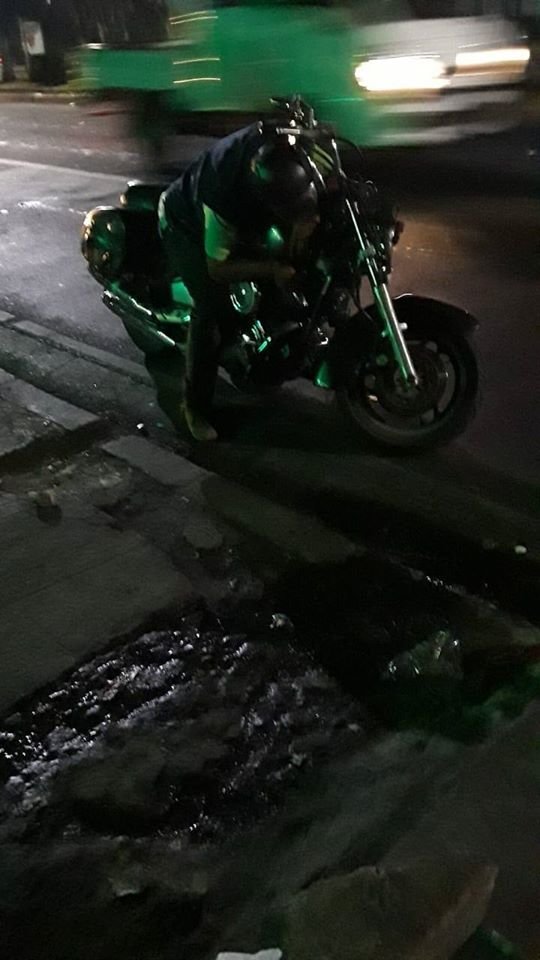 Motociclista dormido 2