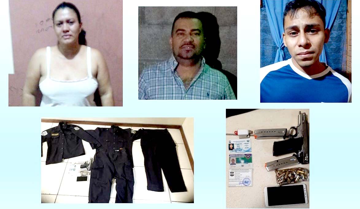 Capturan a 3 policías que forman parte de una estructura delincuencia en Cojutepeque 1