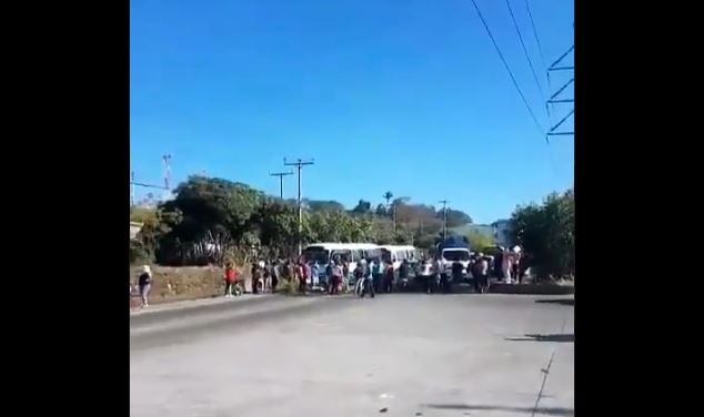 Protesta en San Martín