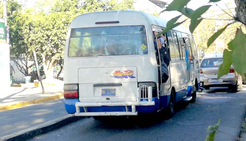 Denuncian a microbusero de la ruta 42