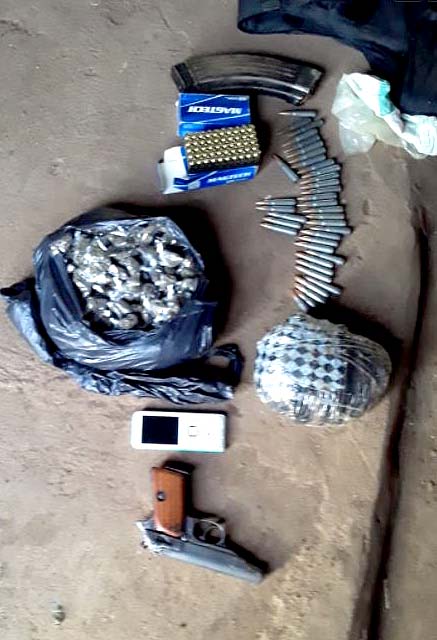 Decomisan armas a pandilleros en La Unión 1