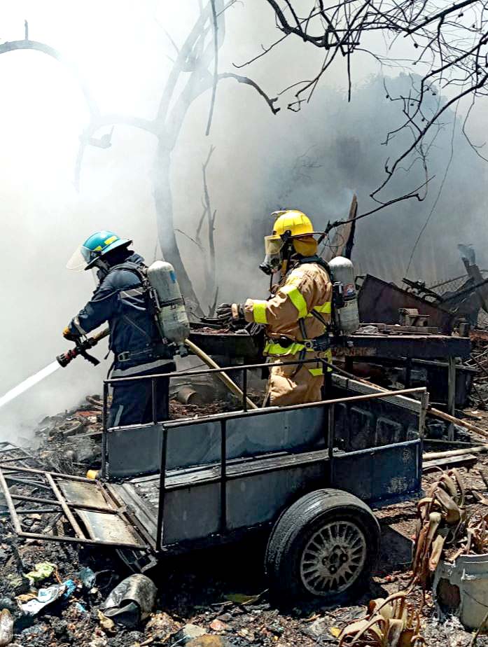 incendio en taller de san miguel 2