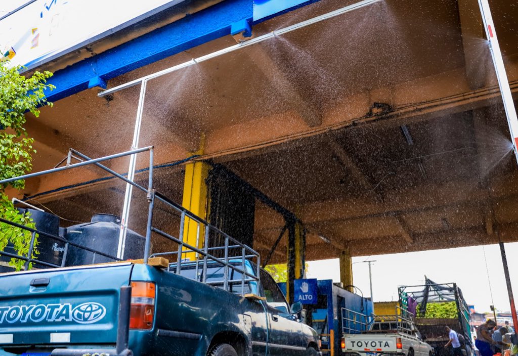 Mercado la Tiendona arco sanitario 3