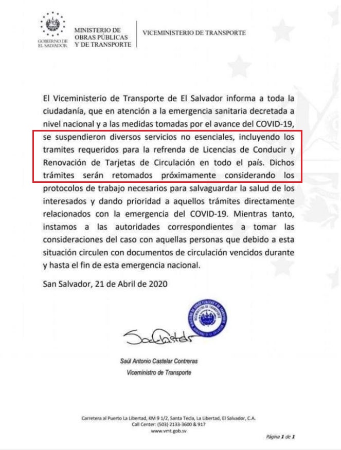 Comunicado VMT 2