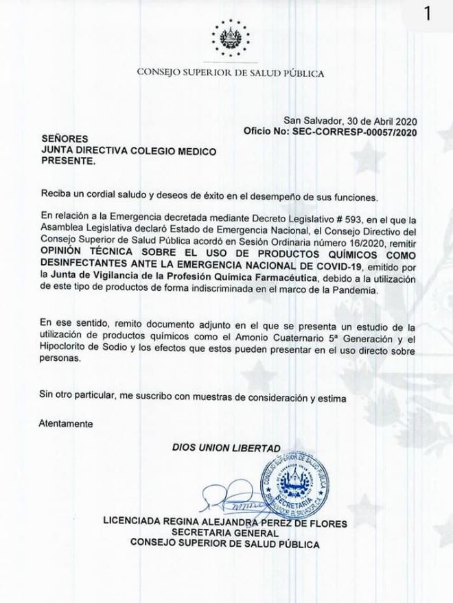 Documento del CSSP 1