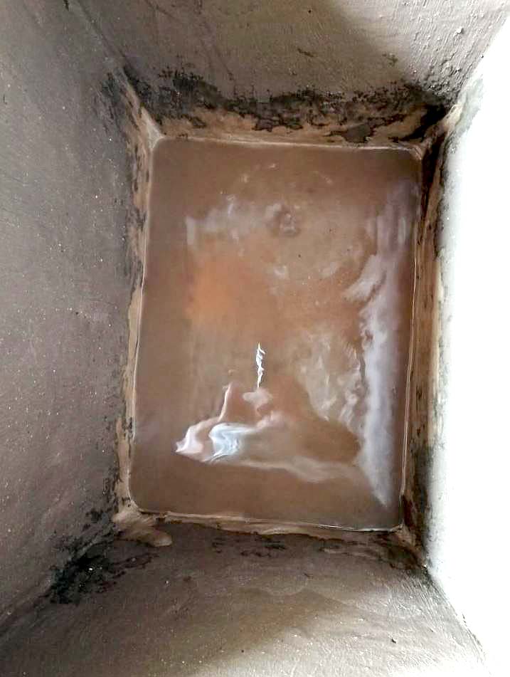 Agua con lodo en San Marcos 2