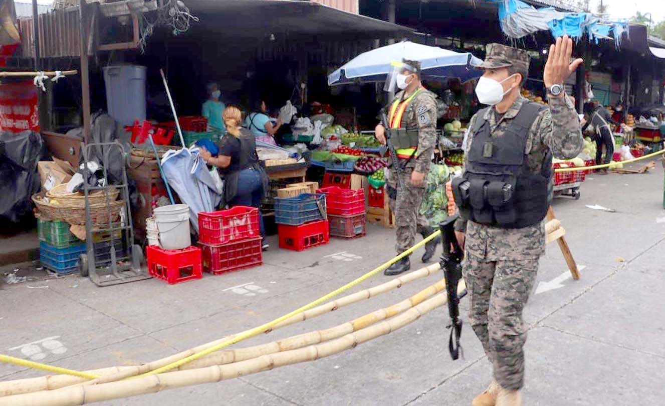 Ministro de la Defensa Francis Merino Monroy en Santa Tecla