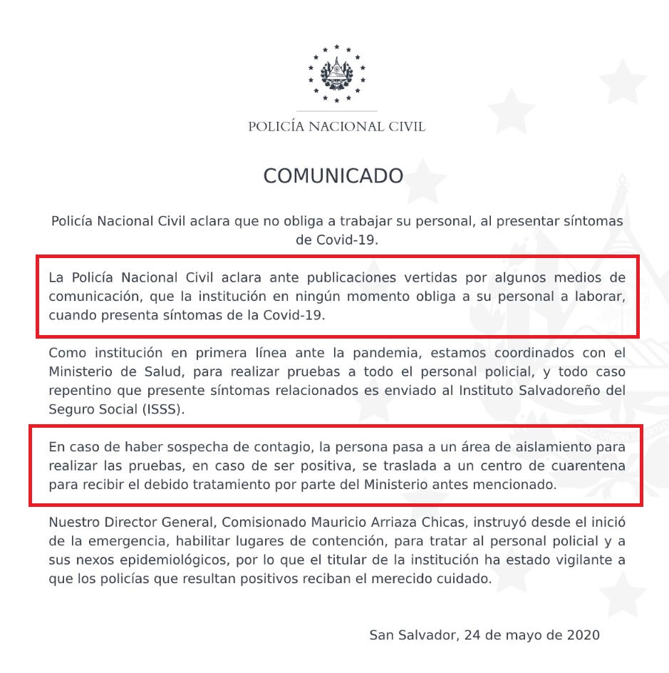 Comunicado PNC