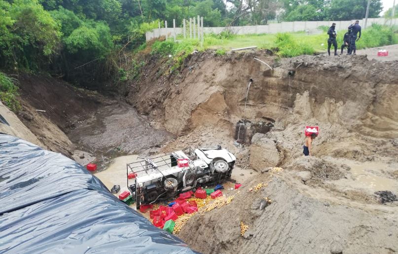 Cárcava en Quezaltepeque