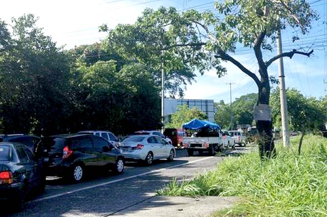 Panamericana de Santa Ana a Santa Tecla kilómetro 23 y medio