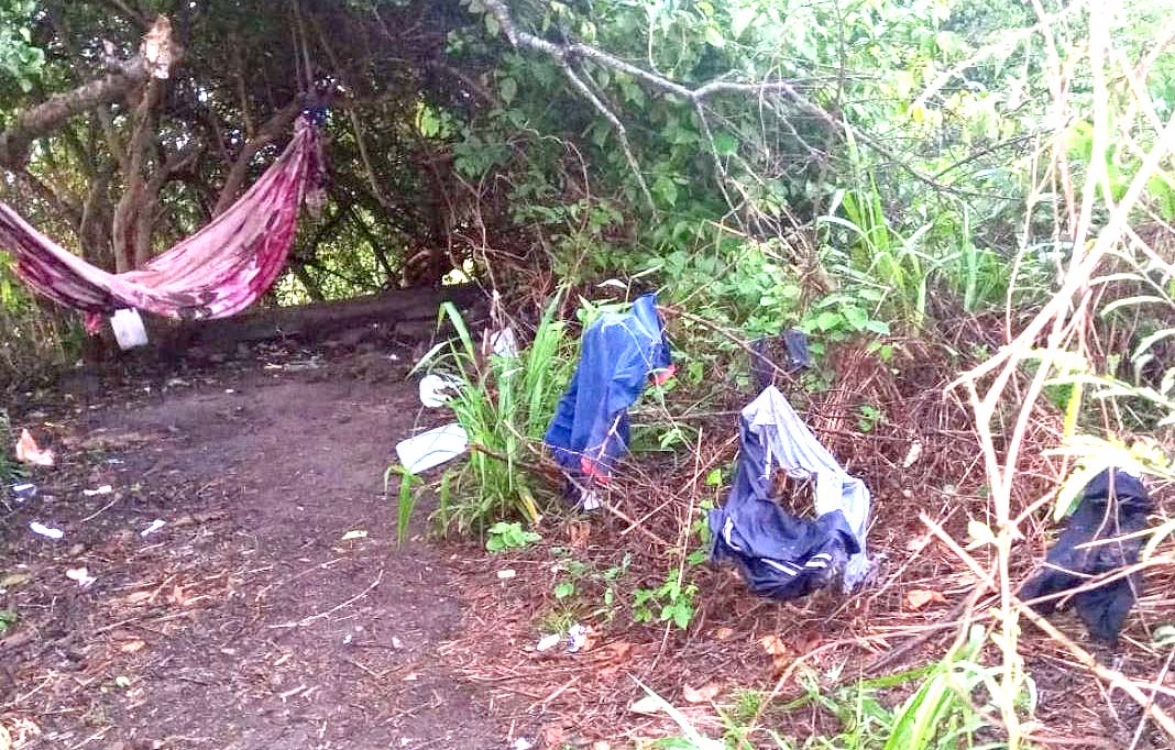 Campamento de pandilleros en Chalatenango 1