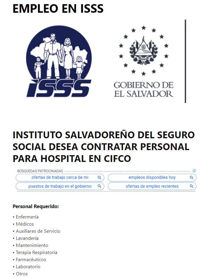 Oferta de empleo falsa