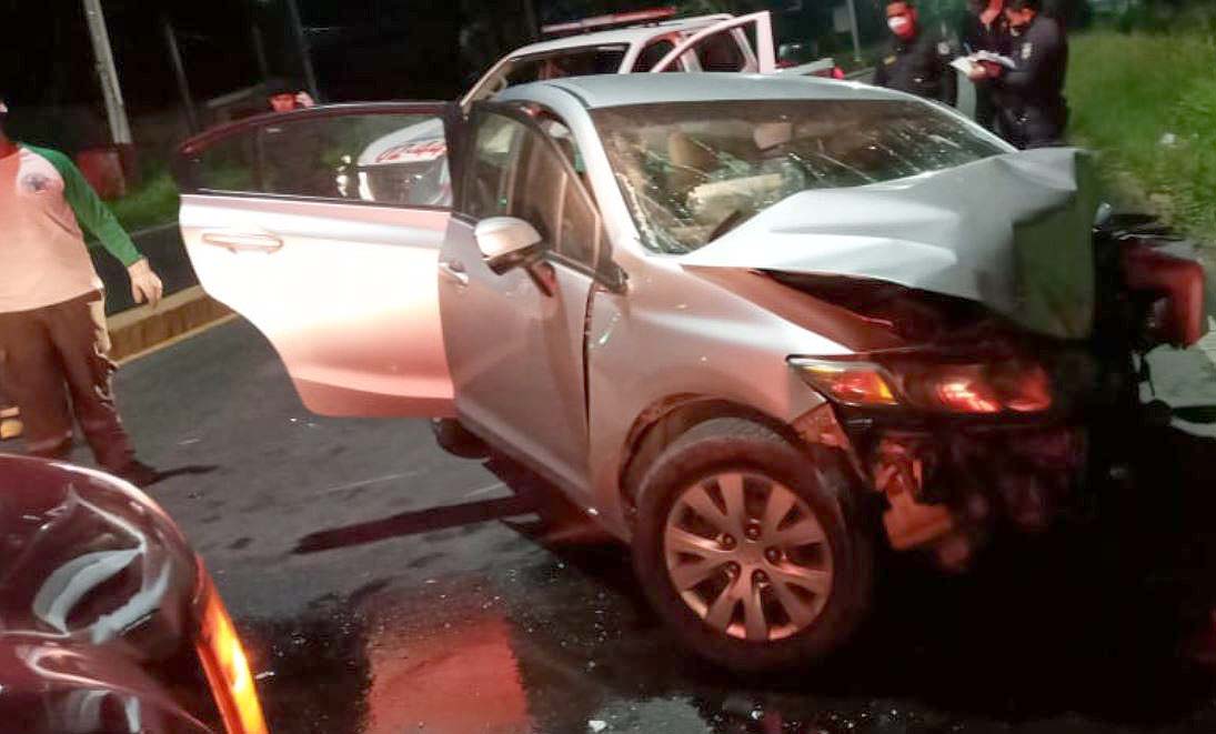 Accidente en Santa Ana Bomberos 2