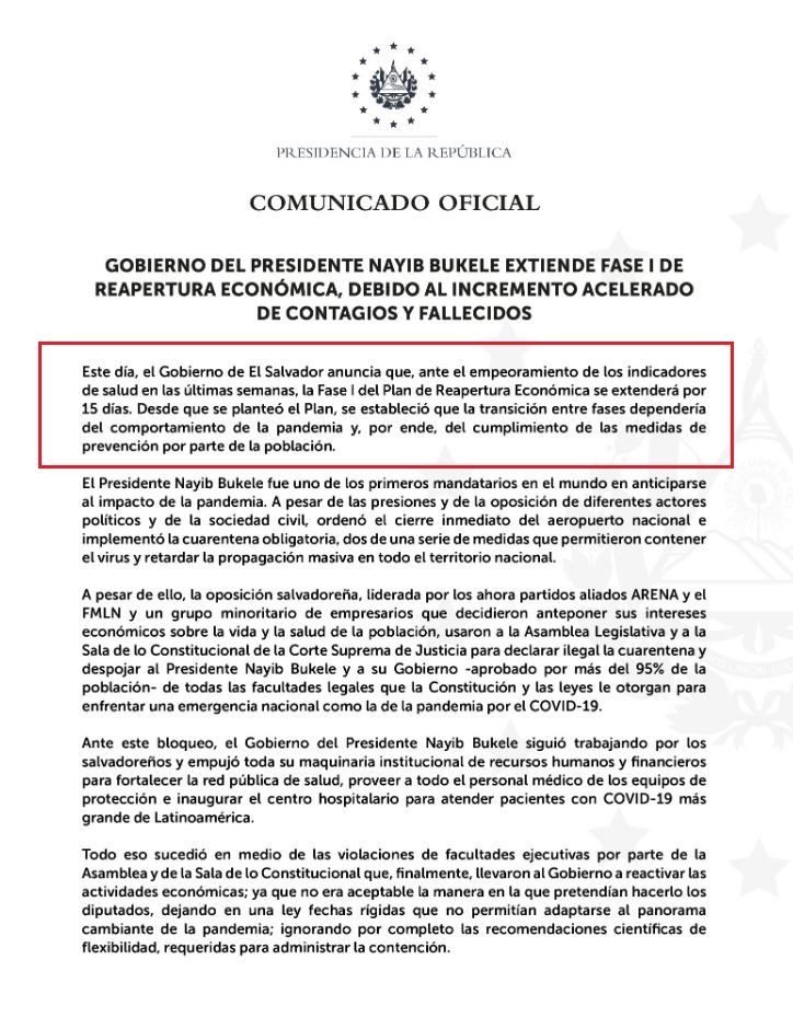 Comunicado página 1