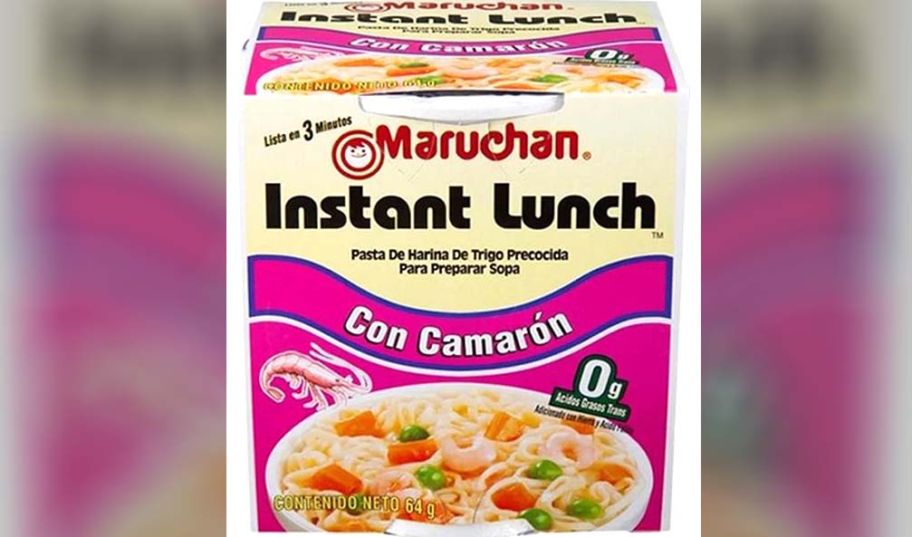 Sopas Maruchan imagen tomada de El Universal 2