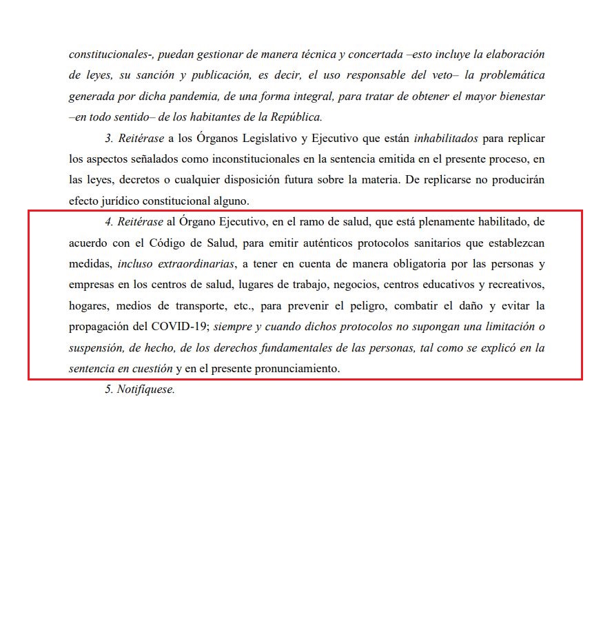 Resolución Sala de lo Constitucional 4