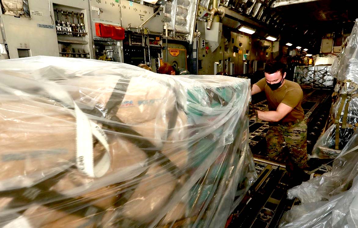 Ayuda humanitaria para salvadoreños 1 Foto tomada de embajada de Estados Unidos