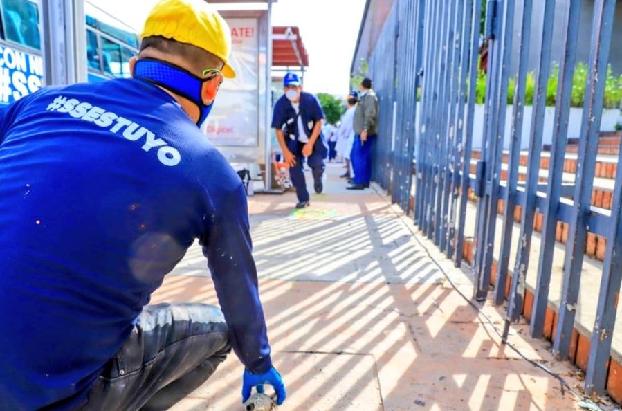 Señalización en paradas