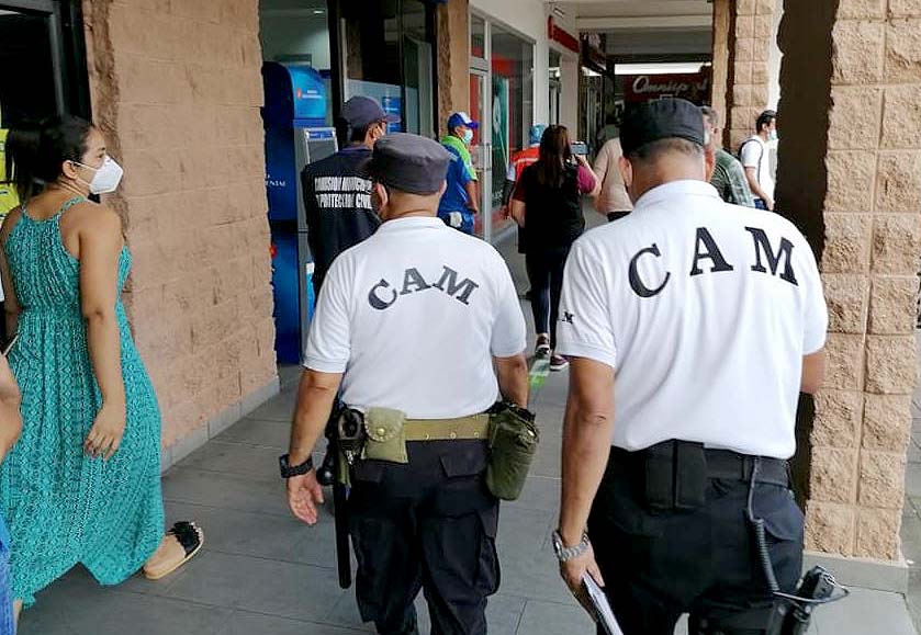 CAM verifican que se cumplan normas sanitarias en Metrocentro Foto tomada de la alcaldía de Sonsonate 2