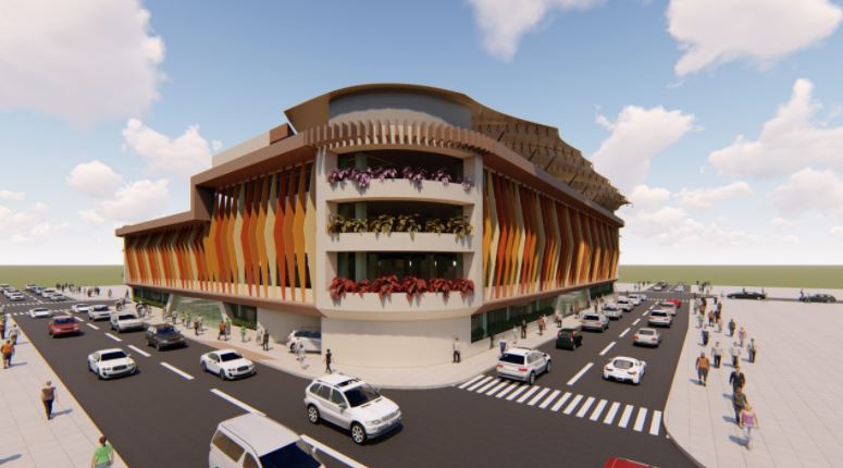 Maqueta de mercado