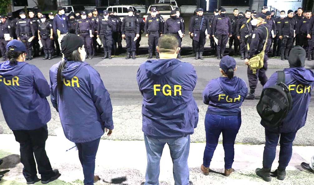Capturan a pandilleros en Panchimalco Foto tomada de la Fiscalía 2