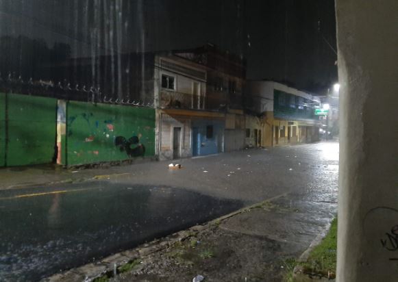 San Martín inundado