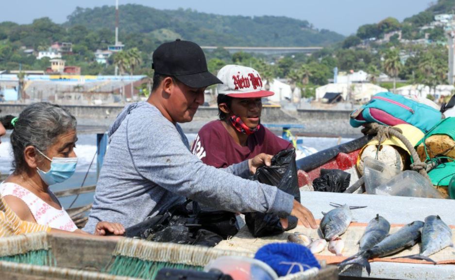 Pescadores del puerto